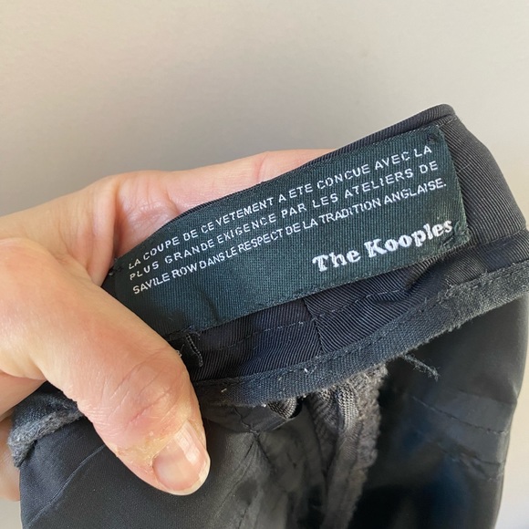 The Kooples grey tweed suit trousers size 34 - Picture 5 of 5